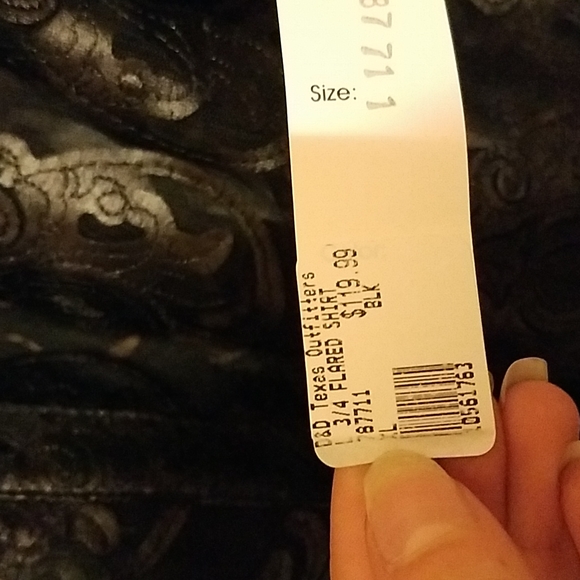 😍🍁👀NWT Boho Chic See Through Button Up Blouse - Picture 6 of 12